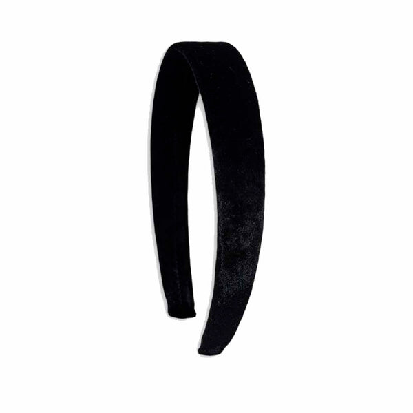 CLASSIC BLACK VELVET HEADBAND