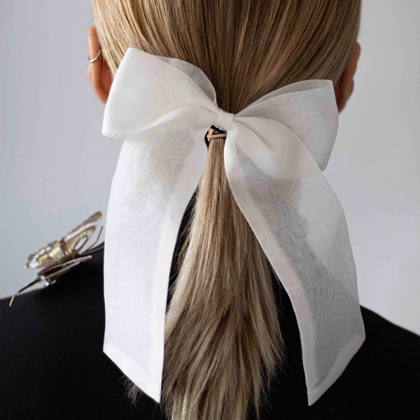 BLACK ORGANZA RIBBON