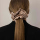 NATURAL SILK HAIR TIE PEONY