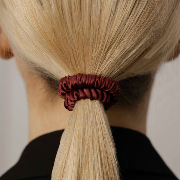 BORDO SILK HAIR TIE FOR VERY THIN HAIR MiniMI