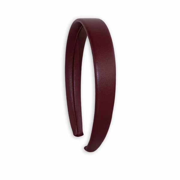 CLASSIC HEADBAND | BORDO VEGAN LEATHER