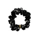 BLACK MOTLEY MATTE THIN SCRUNCHIE