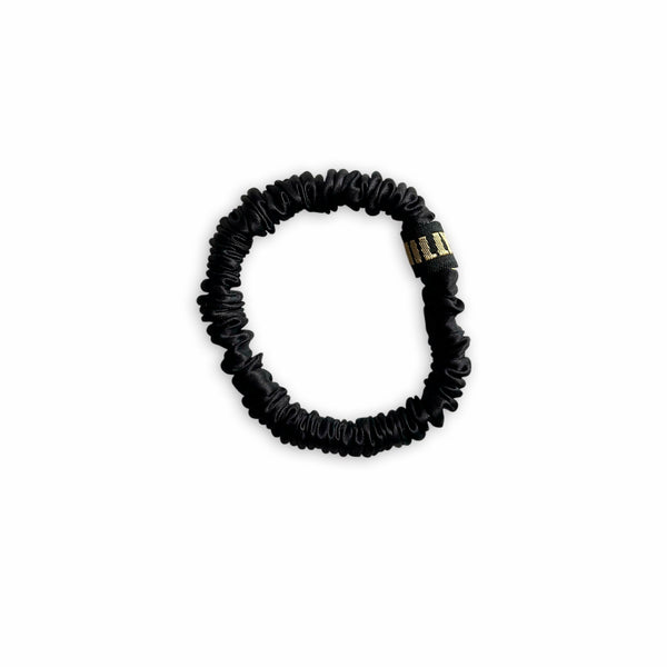 SILK BLACK HAIR TIE FOR VERY FINE HAIR MiniMI