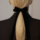 MINIMALIST HAIR BOW | BLACK SMALL CLASSIC