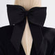 BLACK SHINY HAIRPIN RIBBON