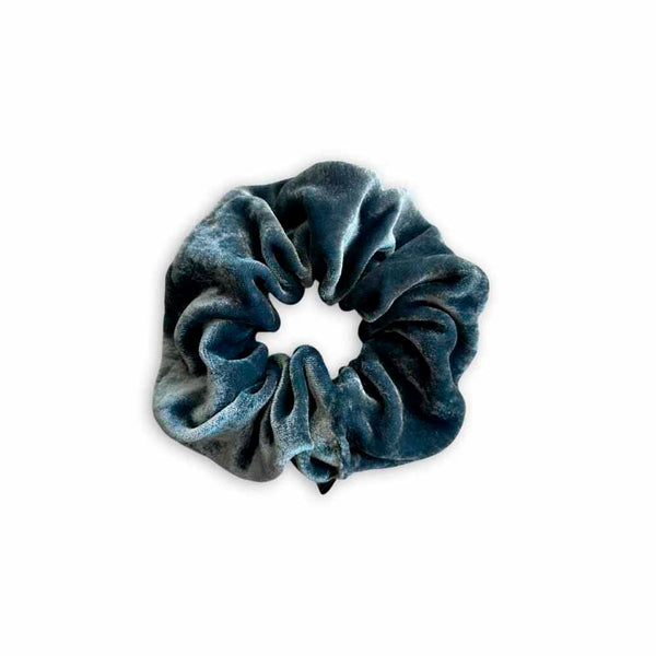 BLUE VELVET NATURAL SILK CLASSIC HAIR TIE