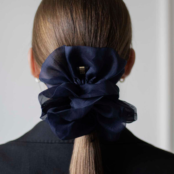 NATURAL SILK MAXI ROYAL HAIR TIE