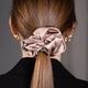 ASH ROSE CLASSIC SCRUNCHIE WITH SILVER DETAILS