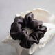 NATURAL SILK BLACK HAIR TIE