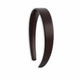 CLASSIC HEADBAND | DARK BROWN VEGAN LEATHER