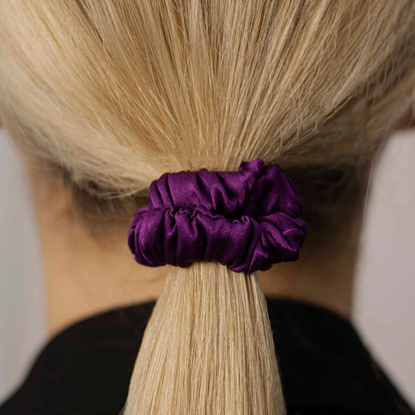 VIOLET HAIR TIE FOR THIN HAIR