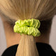 GREEN HAIR TIE FOR THIN HAIR