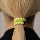 BRIGHT GREEN SILK HAIR TIE FOR VERY FINE HAIR MiniMI