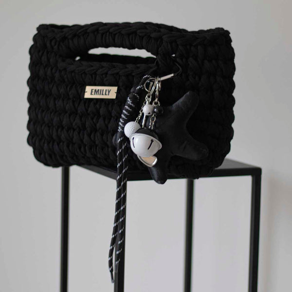 BLACK COLOR KEYCHAIN